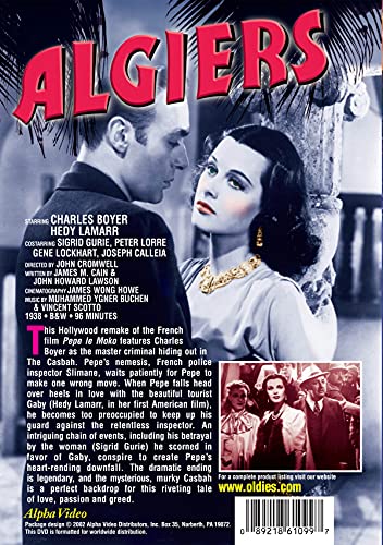 Algiers 1938 Región 1 Edición Histórica de Colección en Formato DVD 3
