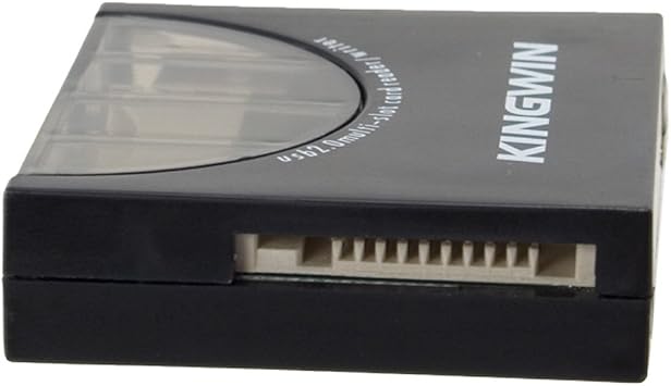 Kingwin Hi-Speed USB 2.0 Multi-Card Reader and Writer, KWCR-441 (Black)