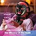 Red-Light-Therapy-for-Face and Neck, 7 Colors LED Facial Light Therapy Mask - Birthday, Christmas, Mothers Day, Valentines Day, Self Care Gifts for Her Women Mom Best Friend Wife Teacher (Black)