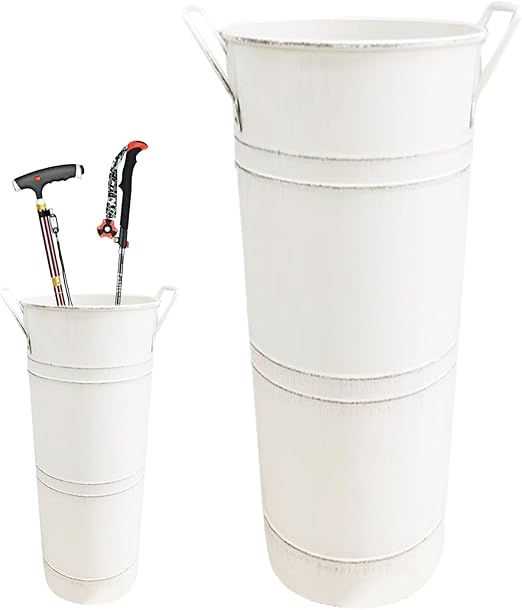 Umbrella Holder For Entryway, Metal Round Umbrella Stand Rack, Vintage