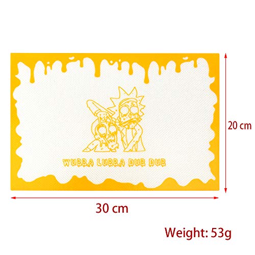 SZBS Silicone Mat 1pcs 12X8.5 Inch Pad Wax Mat Printed Mat Non Stick