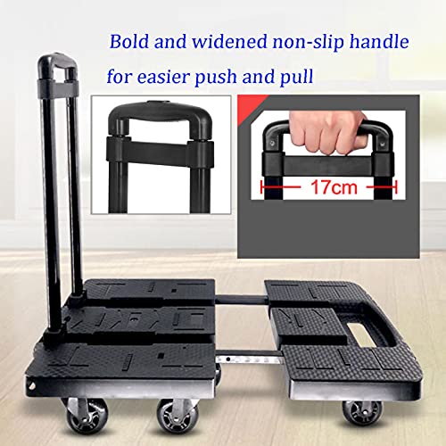Carretilla plegable multifuncional 220kg 7 ruedas miniatura 3