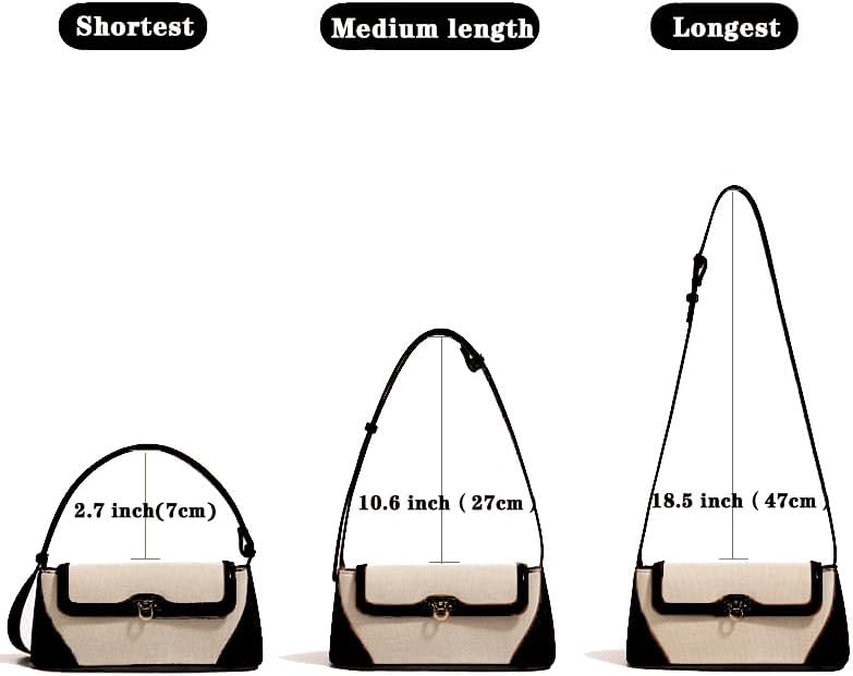 Shoulder Bag for Women Small Crossbody Bags Hobo Handbags Colorblock Top Handle Handbags Mini Clutch Purse - Image 6