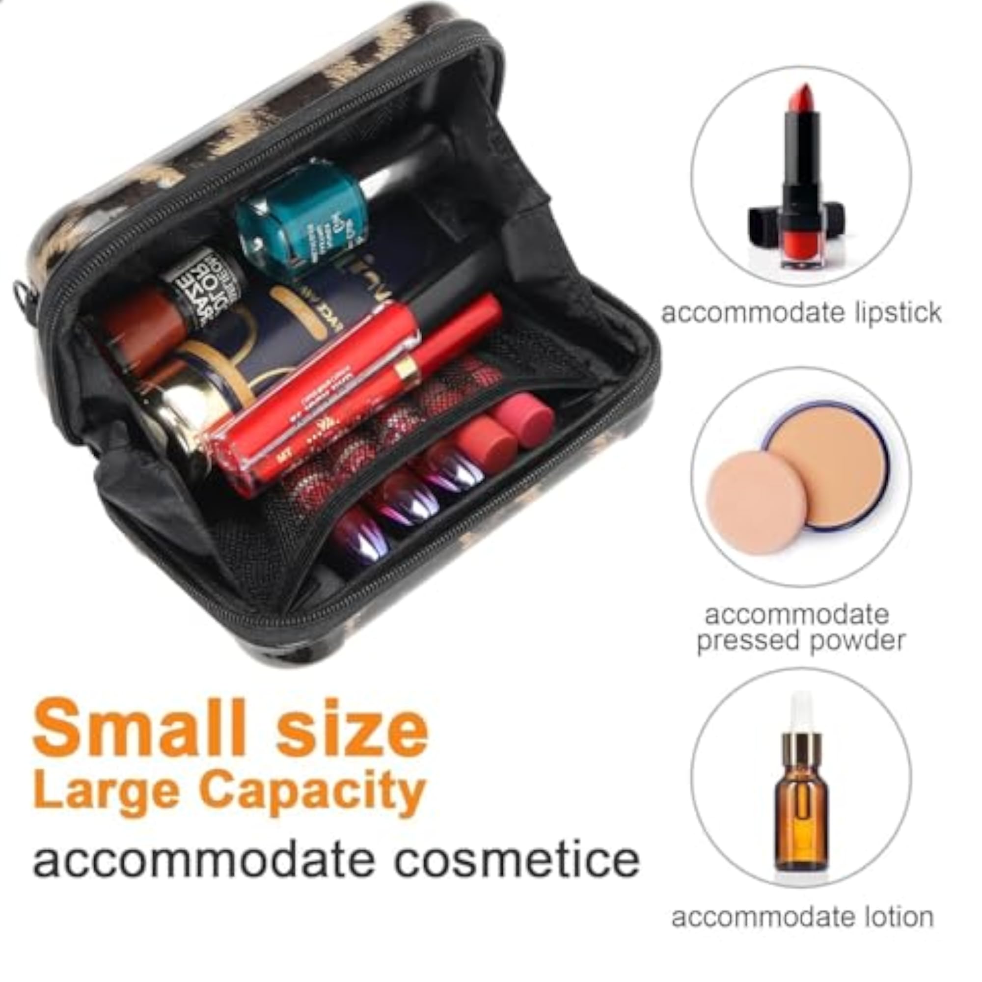Hard Shell Travel Organizer Pouch for Electronics