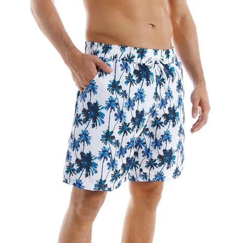 Men's Swim Shorts Swim Trunks Boyleg Classic Beach Pocket Elatic Waist Casual Drawstring3