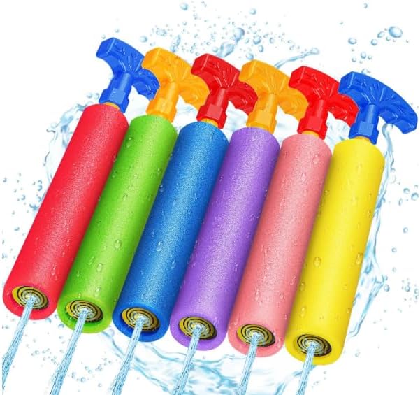 12 Pcs Water Guns, Water Blaster Soaker Guns Long Range Swimming Pool Water Squirter Outdoor Water Toys for Boys Girls Adults Summer Fun in Swimming Pool, Beach, Party