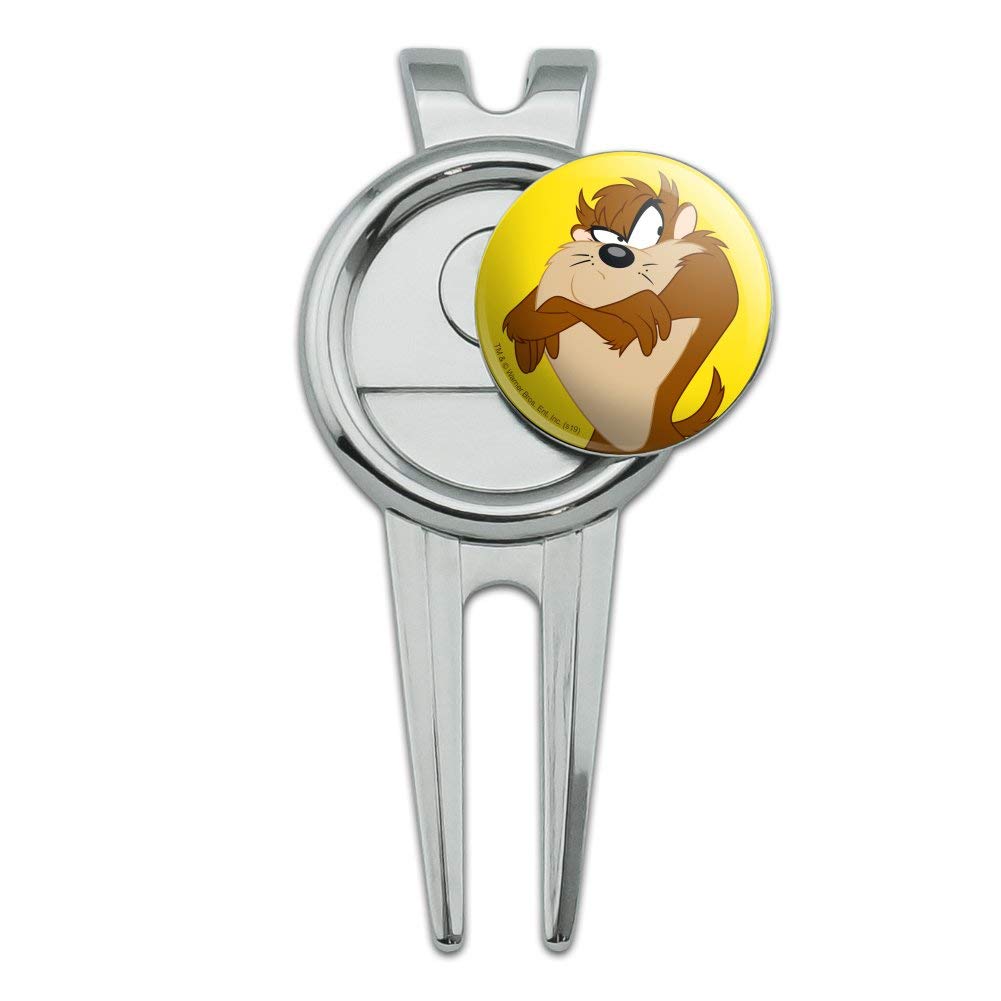 GRAPHICS & MORE Looney Tunes Taz Golf Divot Repair Tool and Ball Marker