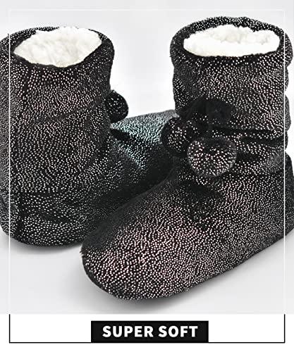 Image of Panda Bros Women's Bootie Slipper Socks, Non-Slip Gripper House Socks