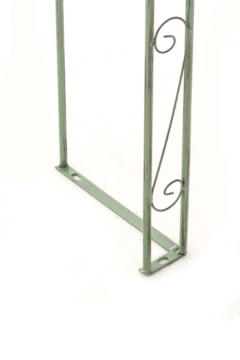CLP Arco per Rose in Metallo Stabile Anna, Supporto Robusto per Rampicanti, Arco da Giardino Resistente alle Intemperie in Stile Rustico, Colore:antico-verde