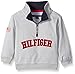 Tommy Hilfiger Baby Boys' Long Sleeve 1/2 Zip Heavy Jersey Knit, The Grey Heather, 12 Months
