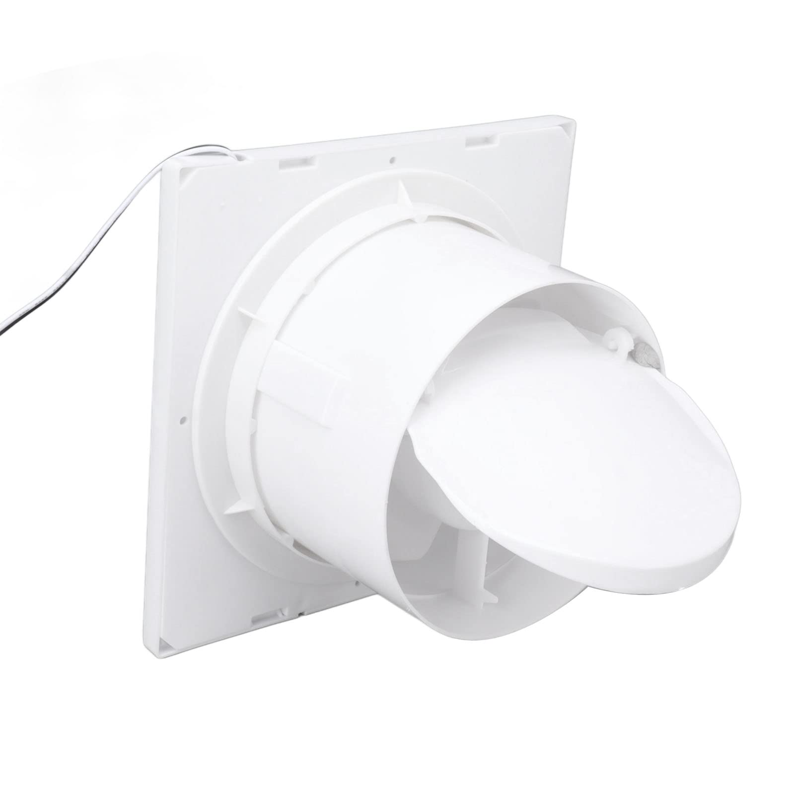 Focket Extractor Solar, 12V 50W IP67 Ventilador Impermeable para ático, cobertizo, Garaje, ventilación de Invernadero, 8.1x8.1x4.3in Ventilador de persiana montado en la Pared