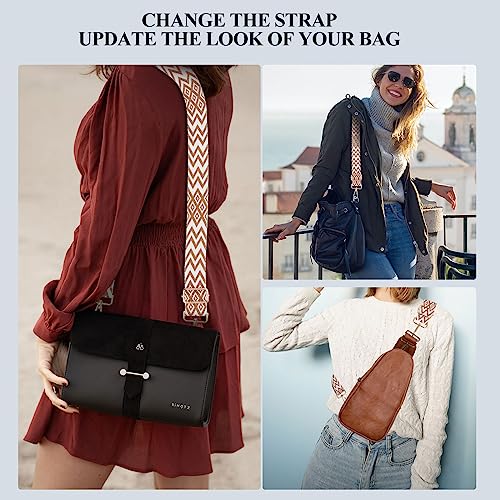 Image of Long Keeper Wide Purse Strap - Adjustable Shoulder Strap Crossbody Handbag Replacement Bag Strap Guitar Straps