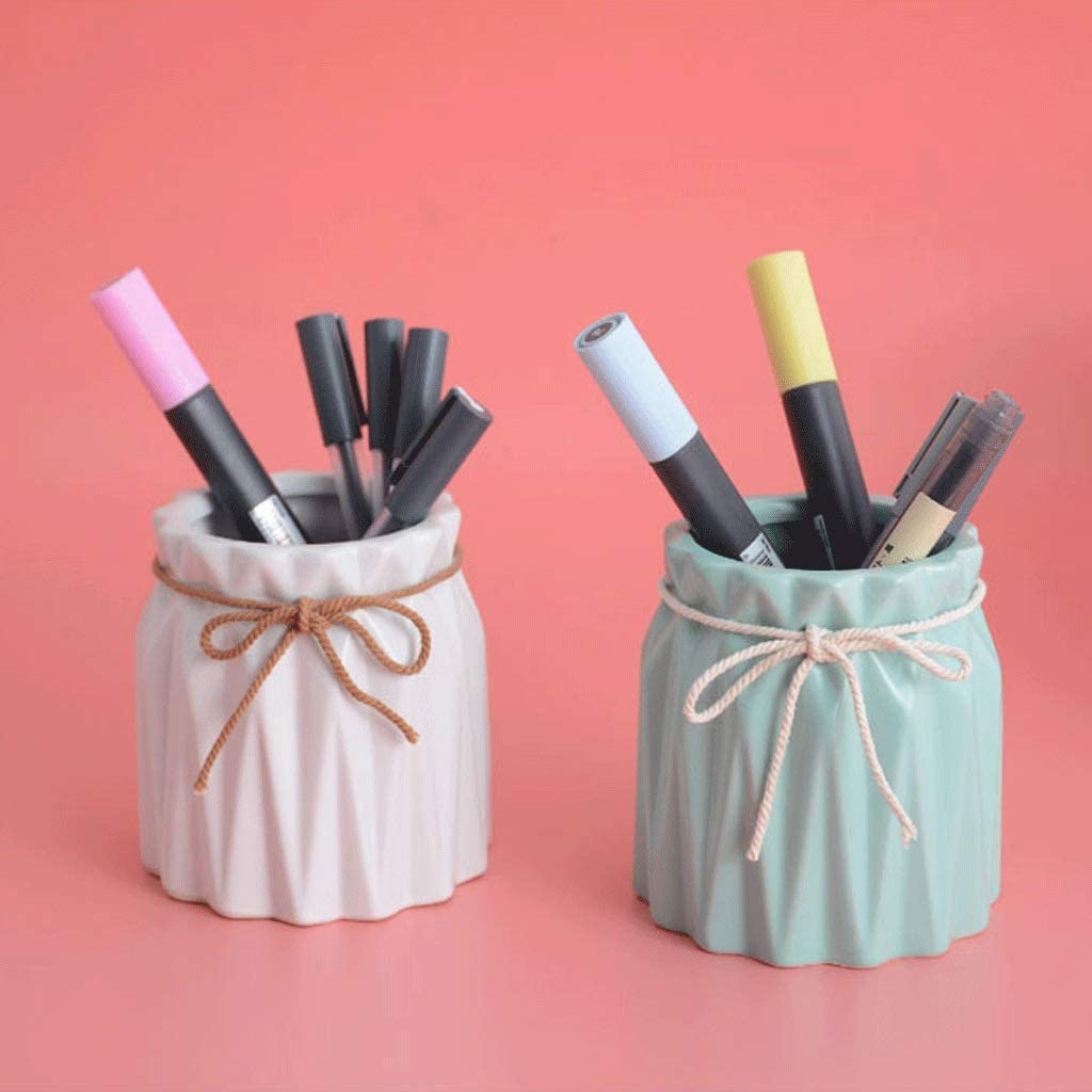 Schreibtisch-Stiftehalter, langlebiger Keramik-Stiftehalter, kreativer Schreibtisch-Organizer, Make-up-Pinselhalter, multifunktionale Stiftaufbewahrung mit großem Fassun