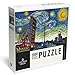 Lantern Press 1000 Piece Jigsaw Puzzle, Mystic, Connecticut, Starry Night