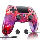 ISHAKO for PS4 Controller Wireless, Controller Gamepad Compatible with Playstation 4/Slim/Pro/PC/Android/Mac with Dual Vibration,6-Axis Motion Control,3.5mm Audio Jack,Multi Touch Pad,Share Button