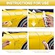 Penriter 2 Stück Lackstift Auto Gelb 24Ml, 2-in-1 Autolackstif mit Pinsel und Dotting-Spitze, Lackstift Auto Lack Reparatur, Lackstifte Für Auto Kratzer, Perfekte Deckkraft und schnelle Trocknung