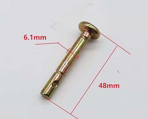 Miniatura 2 de Gabasinover, 10 piezas, sustituye a la parte NO.738-04155 y 714-04040 pasador de cizalla y pasador de chaveta para MTD, CUB y Troy-bilt adn soplador