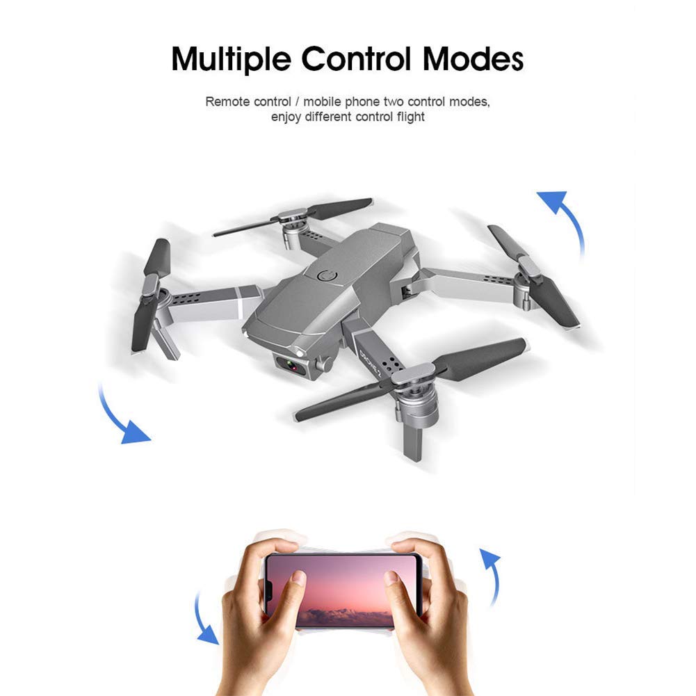 Zdalnie sterowany samolot CEKOCK z kamerą 4K, przenośny składany dron w czterech osiach, z czujnikiem grawitacyjnym, funkcją lotu po trajektorii, start jednym przyciskiem 1080P