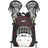 WOLT Lacrosse Bag-Lacrosse Backpack with Two Sticks Holder-Large Field Hockey Bag Holds All Sport Gears