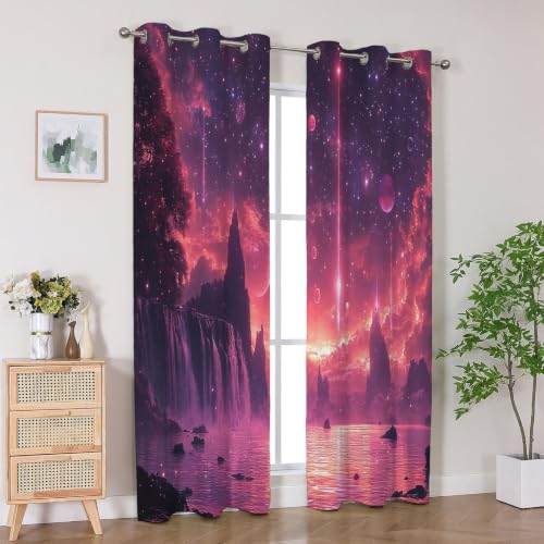 Rideaux thermiques paysage de la jungle grand format H300