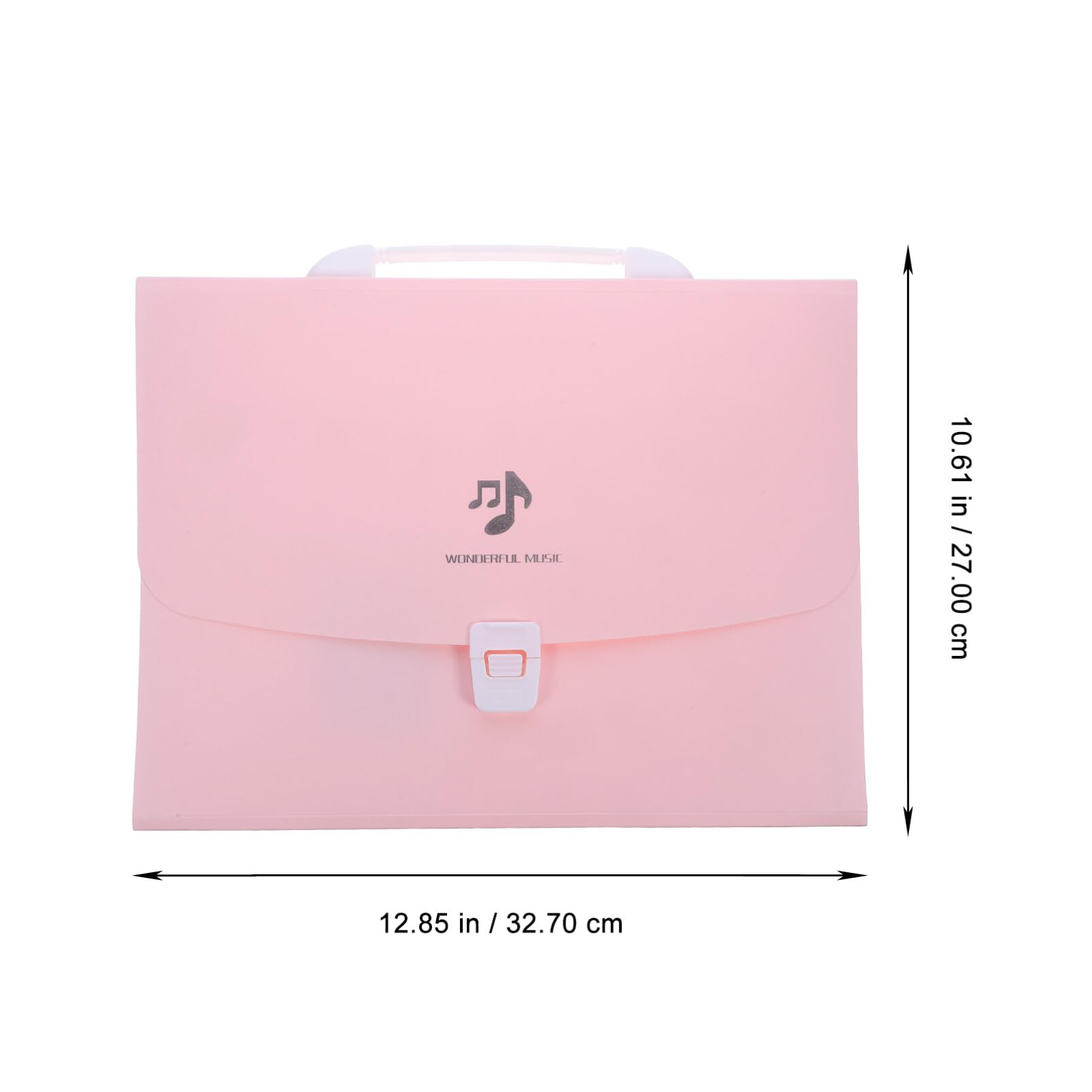 Organizador de carpetas en acordeón Carpeta de archivos expandible tamaño carta rosa 12,9 x 10,6 x 1 pulgada