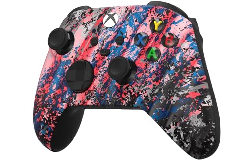 Image of Custom Controllerzz Wireless Controller for Microsoft Xbox Series X /S & Xbox One - Custom Soft Touch Feel - Custom Series X /S Controller (X /S Glacier Burn)