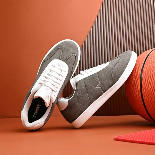 Image of Cruiser Sneaker for Men | Lightweight & Comfortable | Stylish Lace-Up Casual Footwear with Cushioned Insole | Perfect for Versatile Outfits 2641