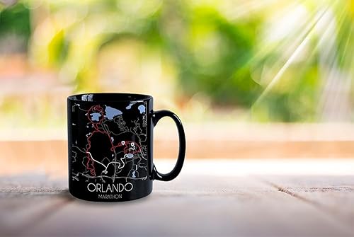 Miniatura 400 de TJ Originals Marine Corps Trail - Taza de café de cerámica de 11 onzas, regalos motivacionales para hombres, recuerdo de camino de maratón, regalo