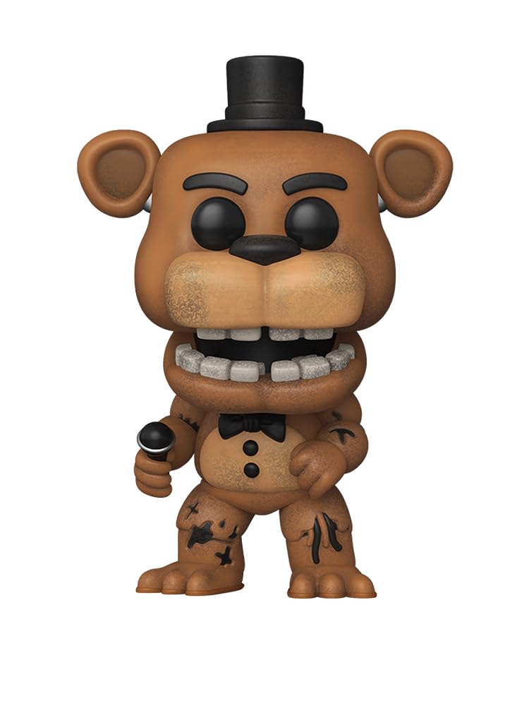Funko Pop! FNAF: Five Nights at Freddy's - Figura in vinile di Freddy appassita da collezione in bundle con scatola protettiva