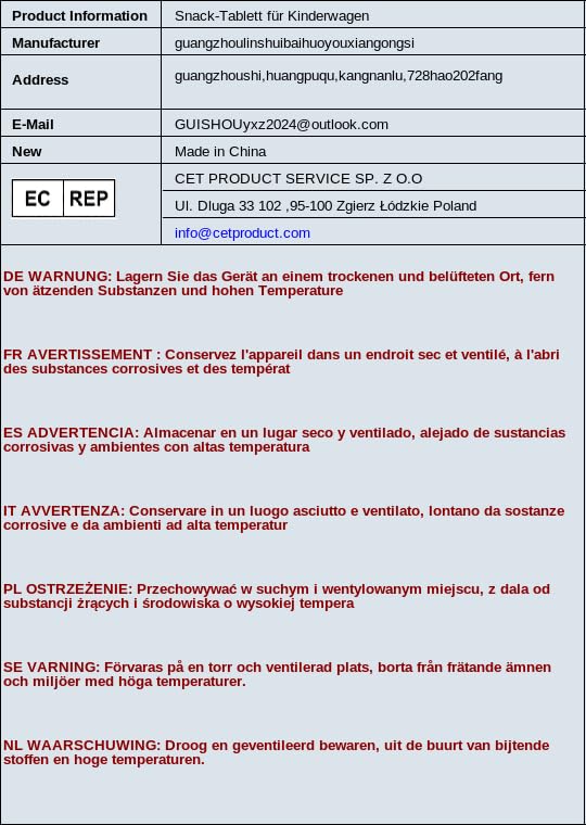 Miniatura 9 de Bandeja de aperitivos para carriola, carriola, bandeja de aperitivos con soporte para tazas y soporte para teléfono, bandeja universal para