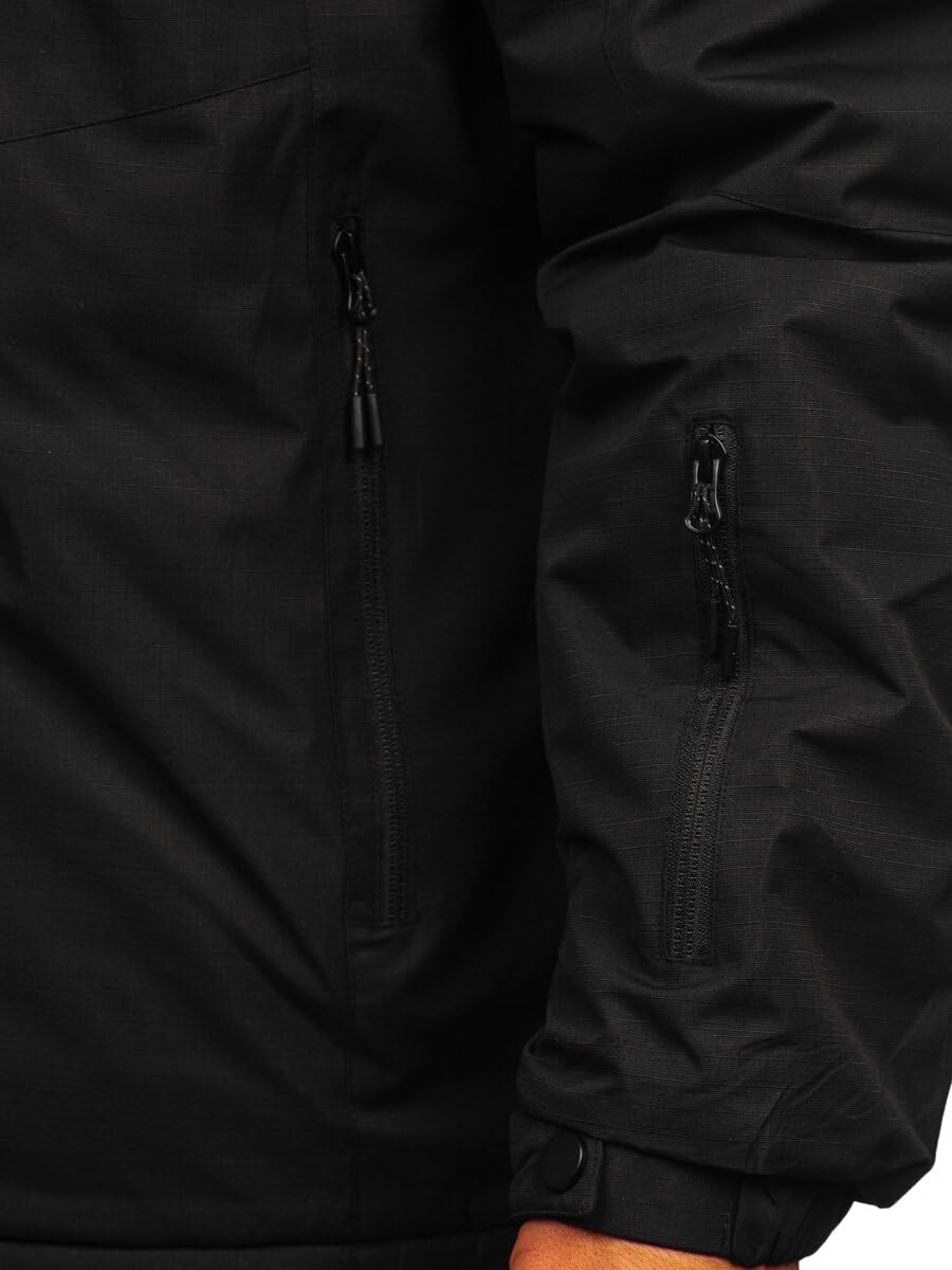 BOLF Hombre Chaqueta acolchada de Entretiempo con Capucha Cierre de Cremallera Cazadora Aviador Sweatshirt Ropa de Abrigo Plumas Jacket Outdoor Básico Estilo Deportivo Mix 4D4