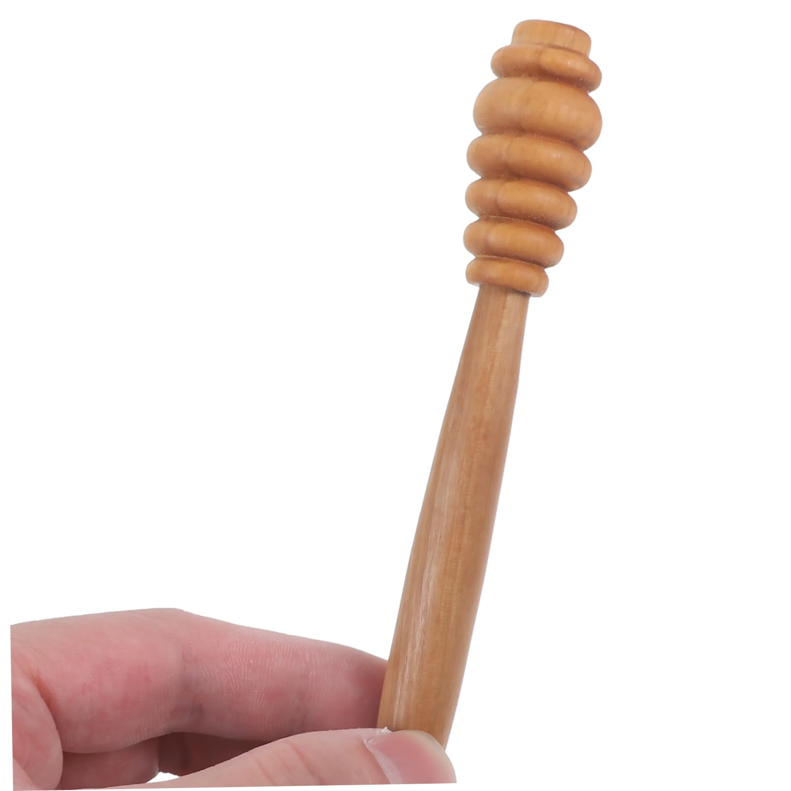 ABOOFAN Honey Stick Portable Honey Stirrer Wear-resistant Honey Dipper Portable Honey Stir Stick Reusable Honey Dipper Honey Mixing Stick Wooden Stirring Accessories Household re-usable