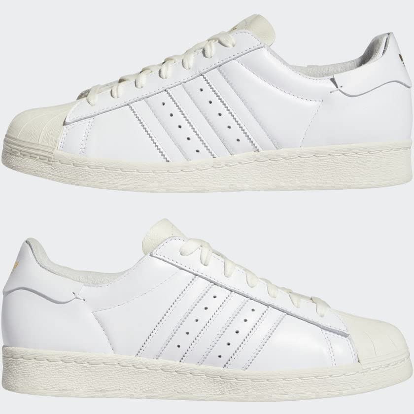 Image of adidas Superstar 82 Shoes Men's, White, Size 9.5
