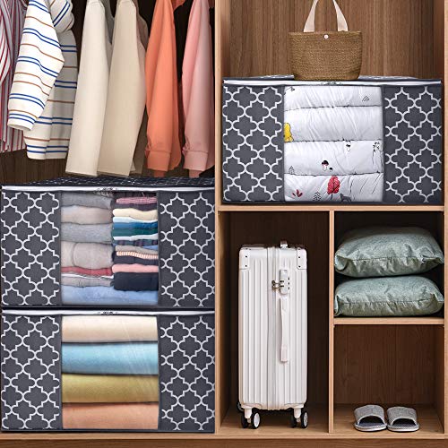 Wiselife SB8 Storage Bags, Large Blanket Clothes Organization And Storage Containers thumb #3
