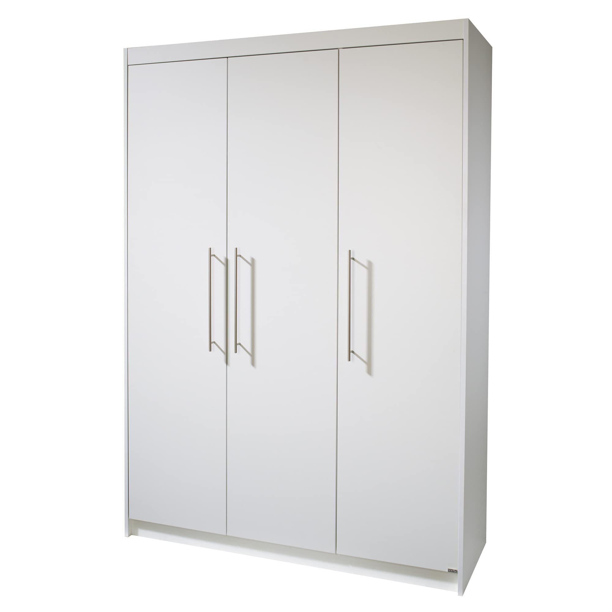 roba Juego completo de habitación infantil Maren, incluye cuna, superficie de 70 x 140 cm, cómoda cambiador estrecha con cambiador y armario de 3 puertas, color blanco