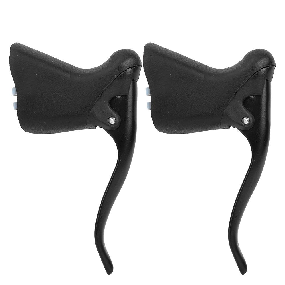Palancas De Freno De Bicicleta, 1 Par De Aleación De Aluminio, Frenos De Mano Para Bicicleta De Montaña Y Carretera, Para MTB, Bicicleta De Montaña, Bicicleta De Carretera(Negro)
