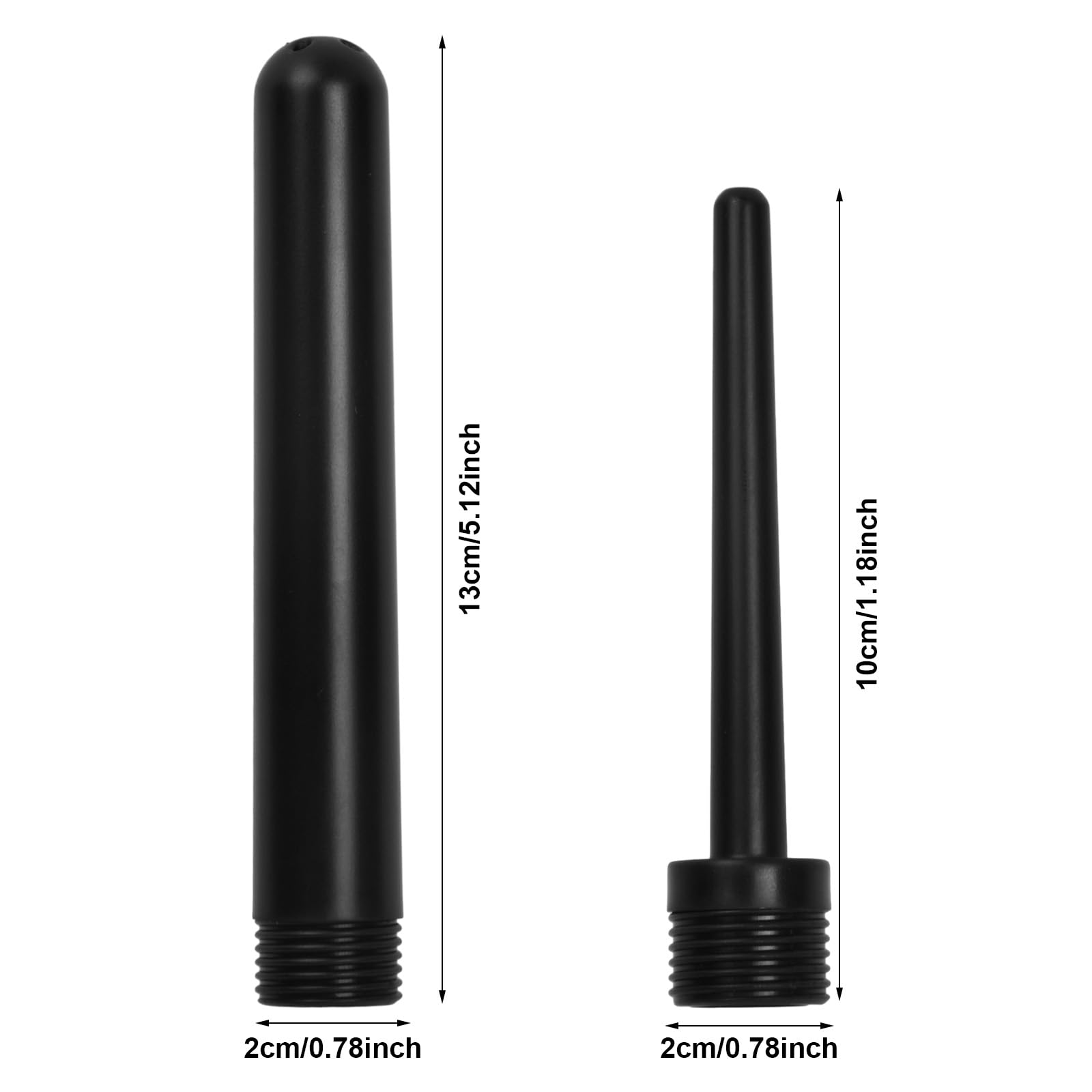 Doccia Anale e Doccino Anale, Kit di 2 Pezzi 100mm 130mm per la Pulizia Anale, Lavaggio e Igiene Intima con Palline Anali, Clister per Pulizia del Colon - Adatto per Uso Adulto
