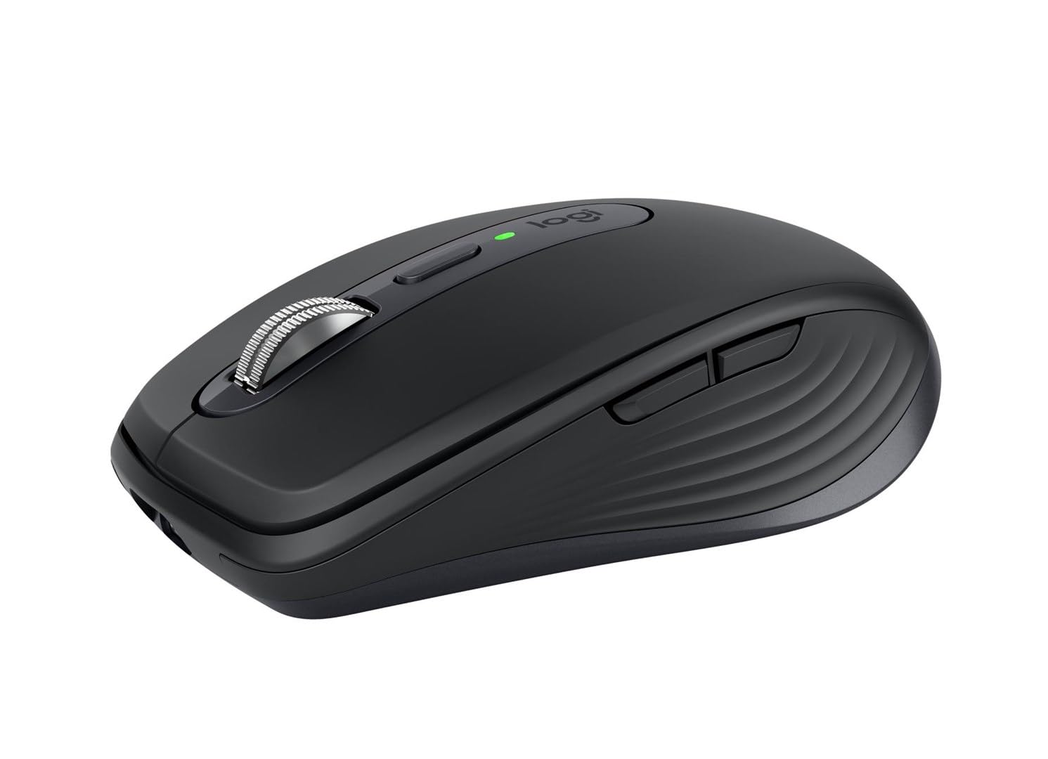 LogitechMX Anywhere 3S Compact Wireless Mouse, Fast Scrolling, 8K DPI Any-Surface Tracking, Quiet Clicks, Programmable Buttons, USB C, Bluetooth, Windows PC, Linux, Chrome, Mac - Graphite