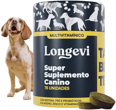 Longevi Suplemento para Cachorros em Tabletes Mastigáveis - 150g,...