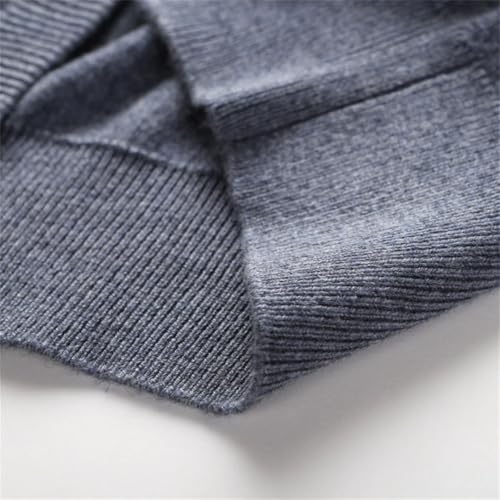 Men Vest Sleeveless Knit Buttons Down Basic Sweater Cardigan Thick Pockets Cardigan Sweater Vest3