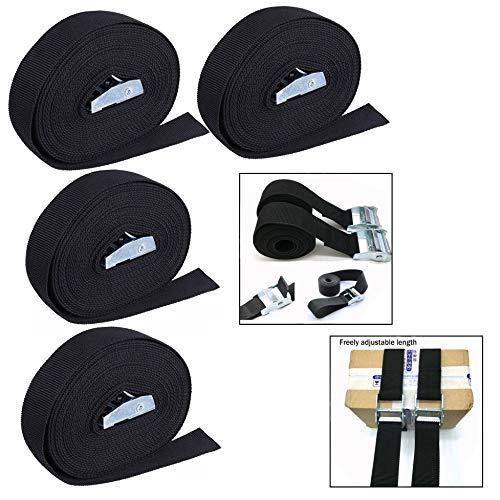 Xrten 4 Pcs Cinchas de fijación, Cinchas de Amarre con Hebillas