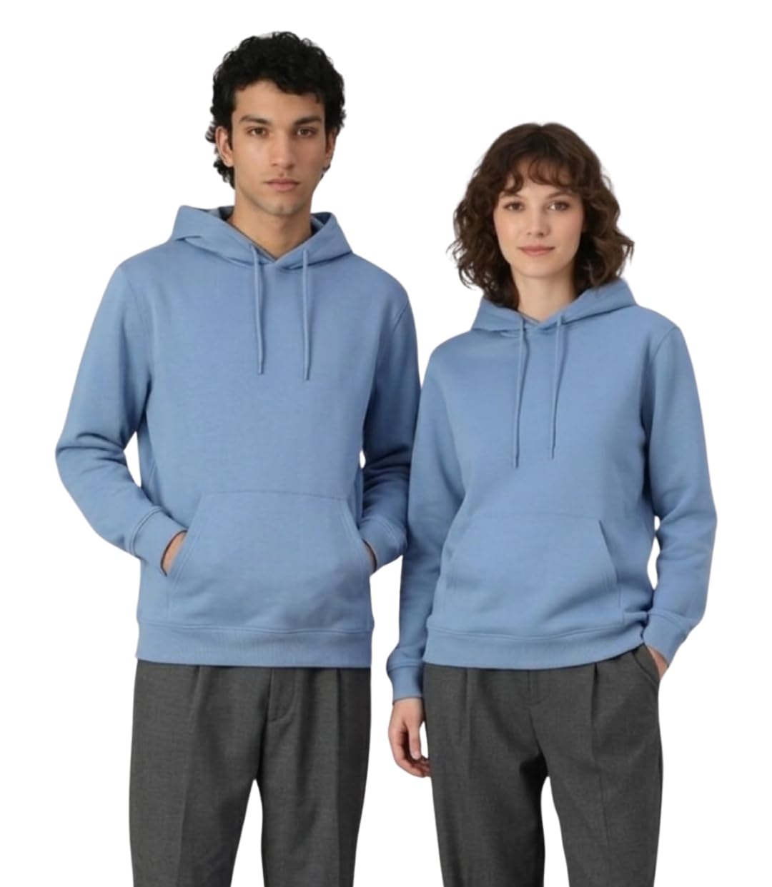 koverify Regular fit Casual/Classic Unisex Solid Hoodie for Men's & Women's-picture-32