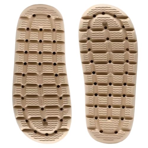Image of Cloud Slides for Women,EVA Soft House Slippers Unisex,Open Toe Thick Sole Shower Shoes,Mens Slides Indoor & Outdoor