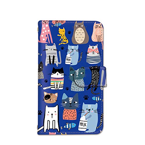 sseventwo Galaxy S23FE �݊��i �P�[�X SCG24 �K�� �g�уP�[�X �蒠�^ �J�[�h���[�����t�� �M�����N�V�[ �G�X�g�D�G���e�B�X���[ �G�t�C�[ �J�[�h�X���b�g PU���U�[ �L�� C.�u���[ animal_044