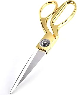 Professional Tailor Scissors 8.5 Inch for Cutting Fabric Multi-Purpose Heavy Duty Scissors Sewing Scissors for Leather Cutting Industrial Sharp Fabric Scissors for Home Office Artists Dressmakers