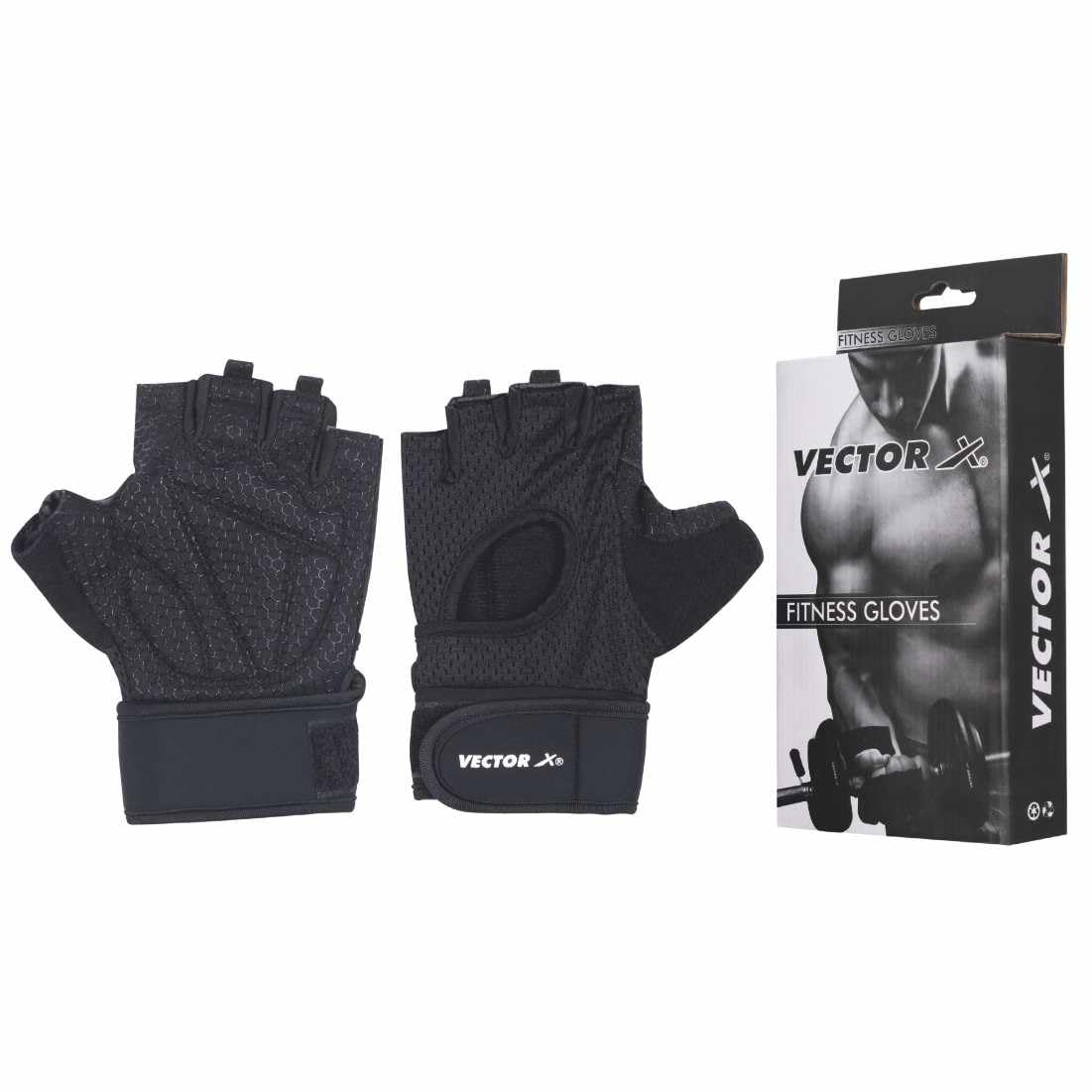 Vector X Phantom Workout Gloves, Exercise Gloves for Weight Lifting, Cycling, Gym, Training