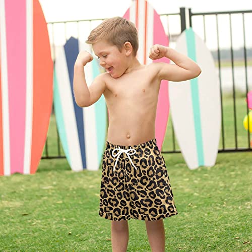 Senya Boys Swim Trunks, Leopard Animal Print Beach Board Shorts Swim Shorts For Kids Toddlers #TOP6