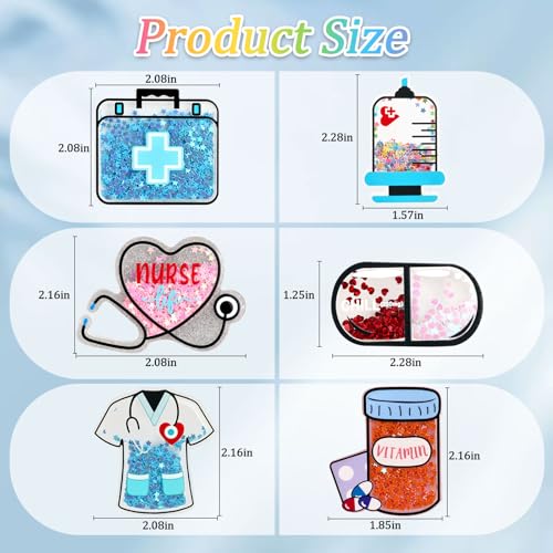 Nurse Charms Compatible with Bogg Bags- Decorative Accessories for Simply Southern Bags, and Other SImilar Tote Beach Bags!2