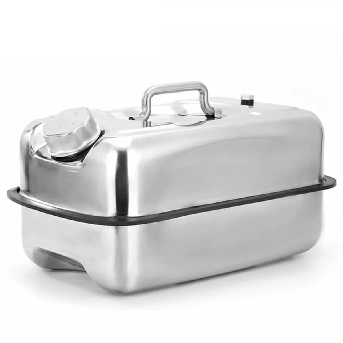 Bidón de gasolina de acero inoxidable 304, depósito de combustible Universal, cubo de aceite, accesorios para motocicleta ATV, 5L (10L)
