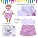 Baby Doll Clothes - Fits 12'' 13'' 14'' 15'' Girl Alive Baby Doll Clothes 360°Sewing Dresses for with Doll Diapers, Nipple, and Doll Accessories Pack of 18 Bag Set …